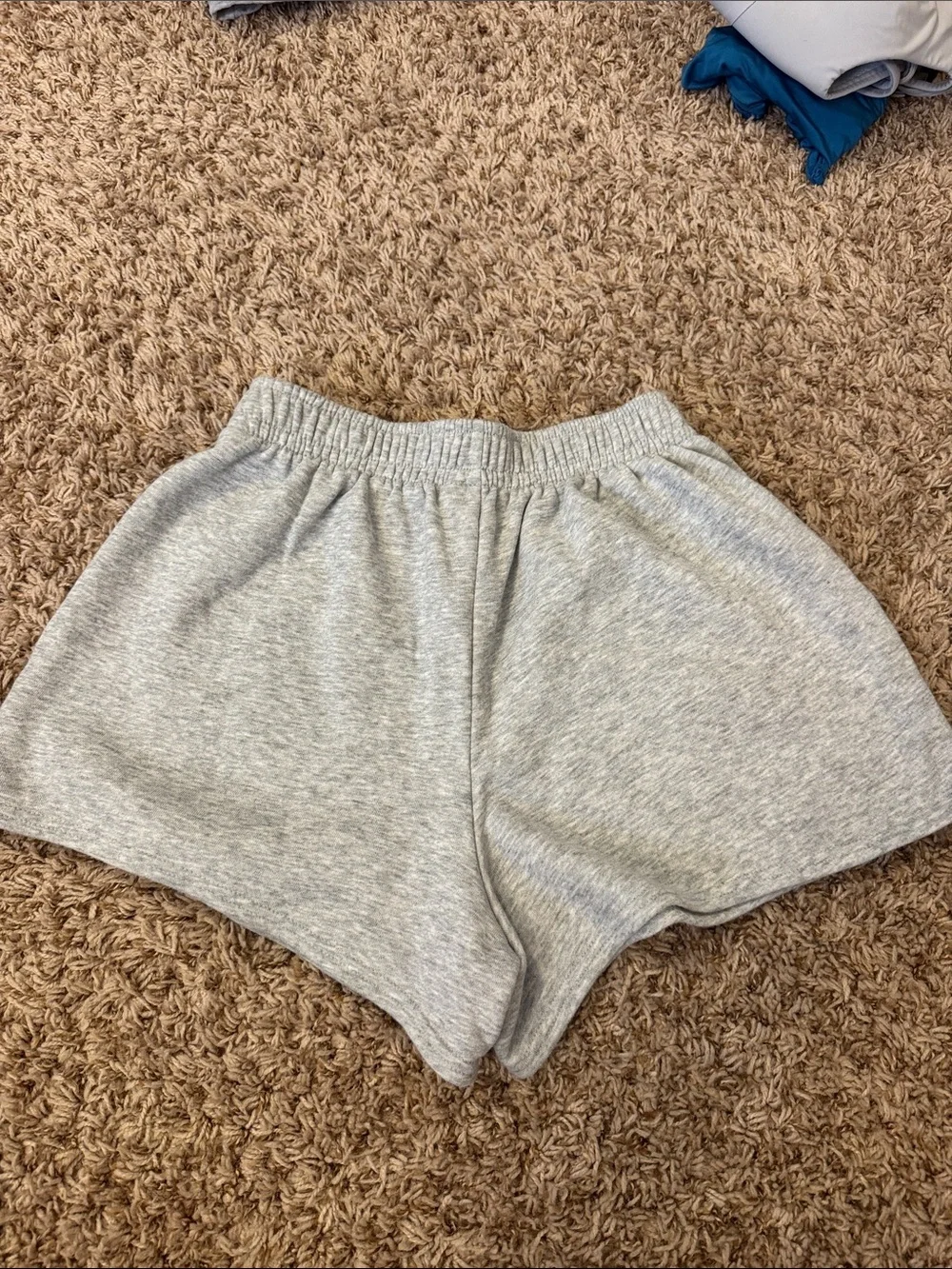 No Boundaries Light Heather Gray Athletic Lounge Shorts